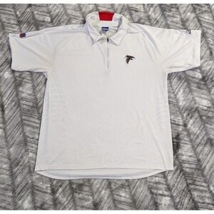 Reebok NFL Team Play Dry Atlanta Falcons 1/4 Zip Collared Vented Men's Large